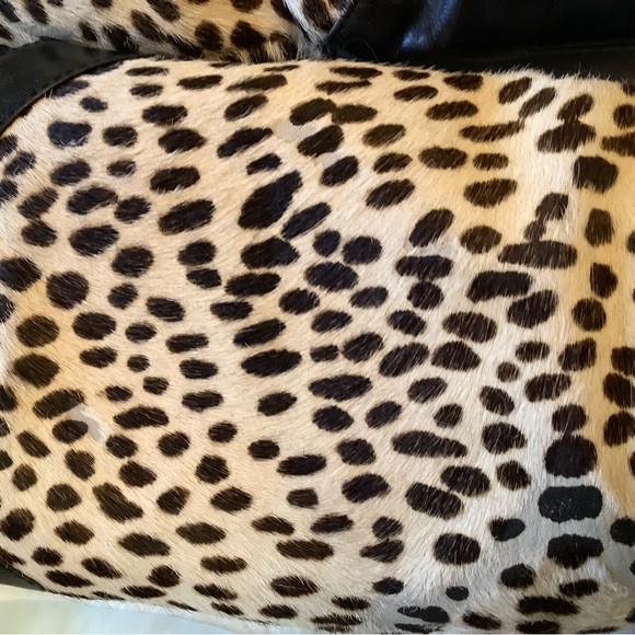 Cowgirl boots, western pony fur pattern, Italian leather, leather lined inside - Picture 9 of 15